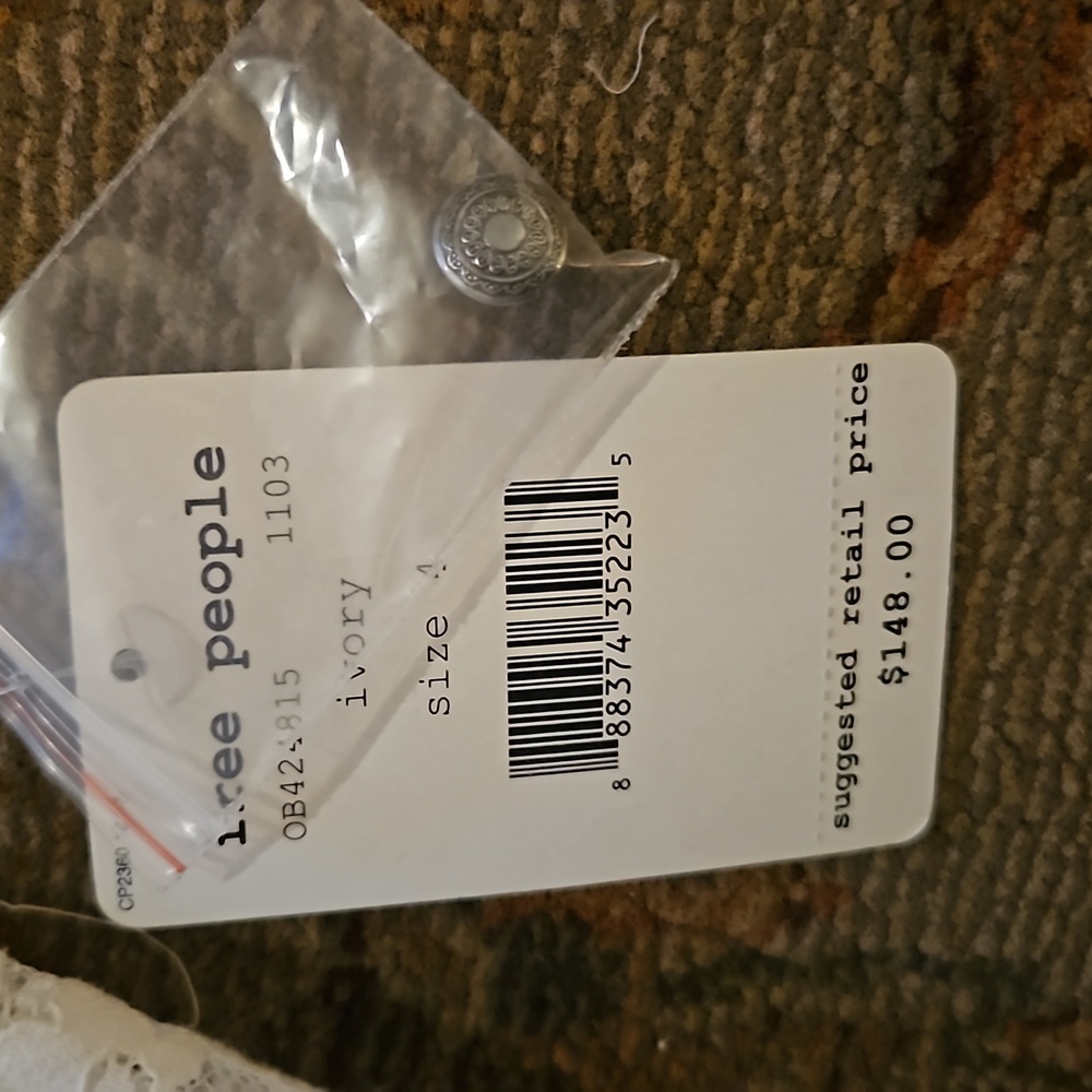 Ivory white free people dress - Picture 2 of 3